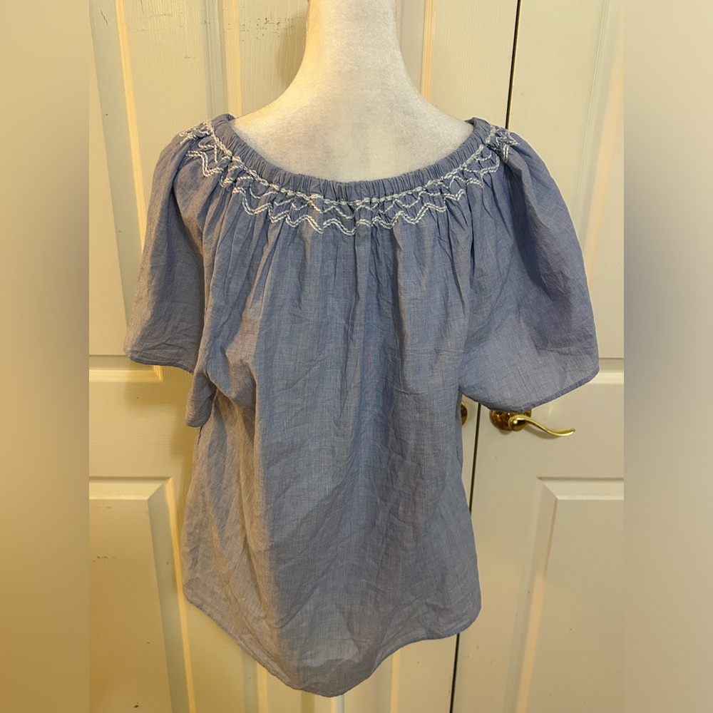 Talbots Embroidered Tunic, Large - image 4